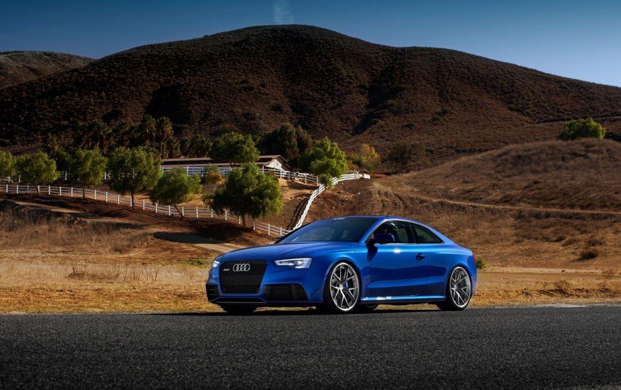 1280x804 Blue Audi RS5 Side Angle wallpaper. Blue Audi RS5 Side Angle