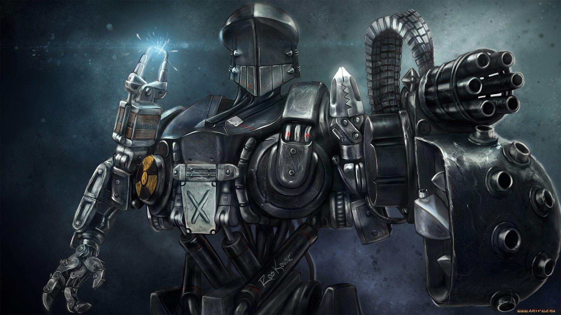 1920x1080 Awesome Robot Wallpaper