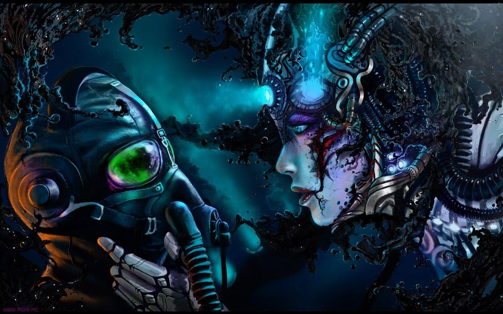 1600x1000 HQ Wallpaper Arena: Robotic Person HD Wallpaper
