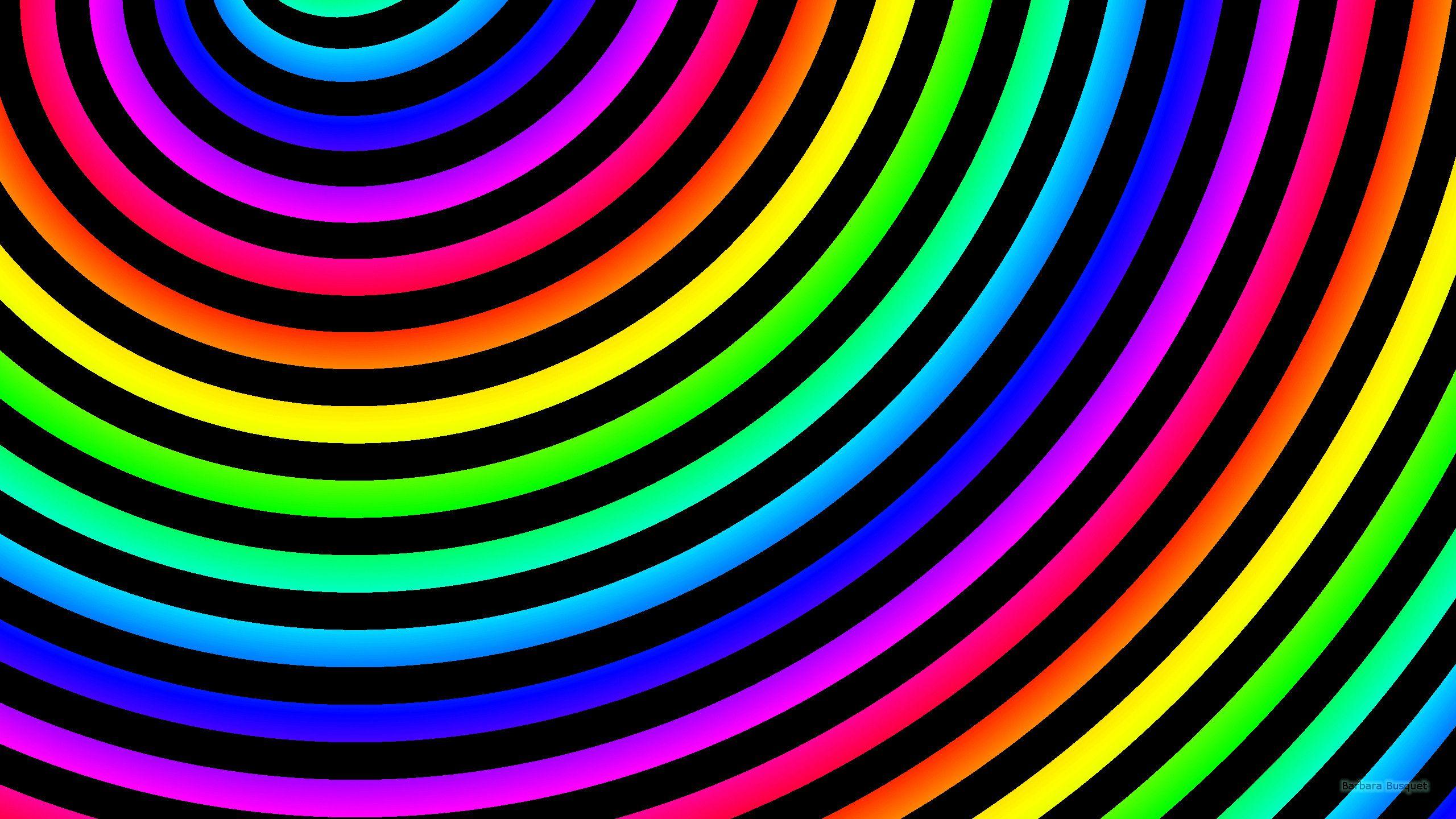 2560x1440 Rainbow spiral wallpaper. Barbaras HD Wallpaper