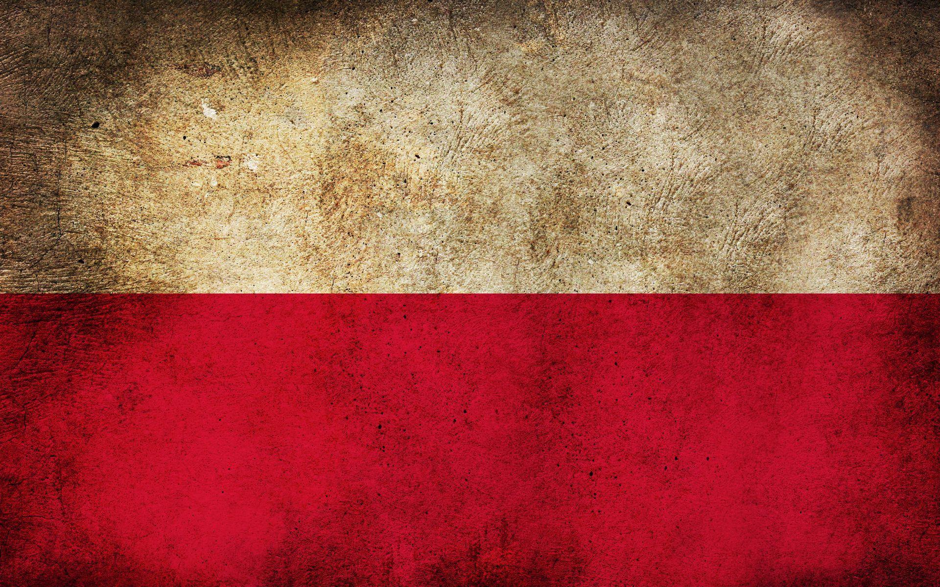1920x1200 Red white grunge flags polish poland wallpaperx1200