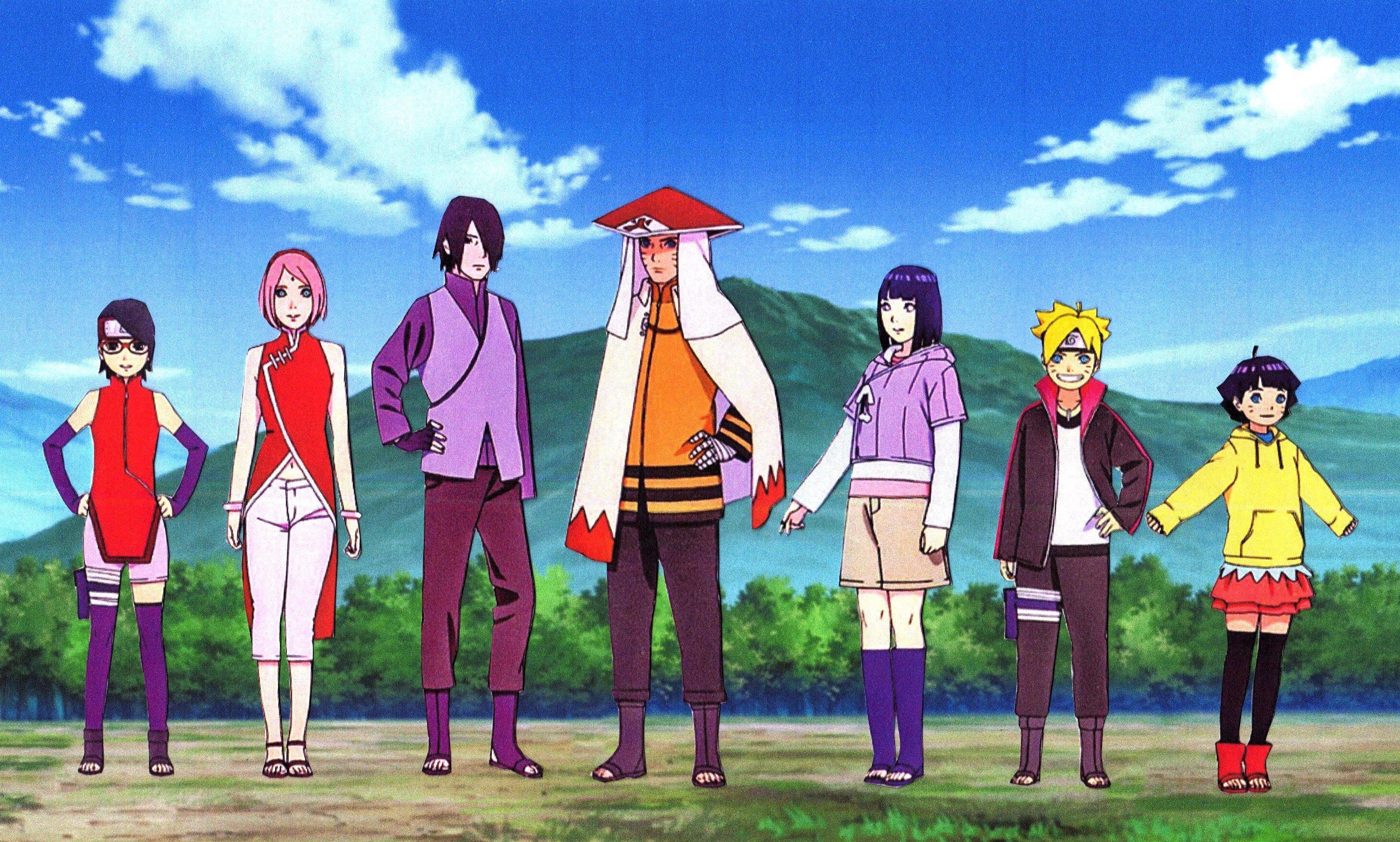 2904x1747 Naruto Family Wallpaper