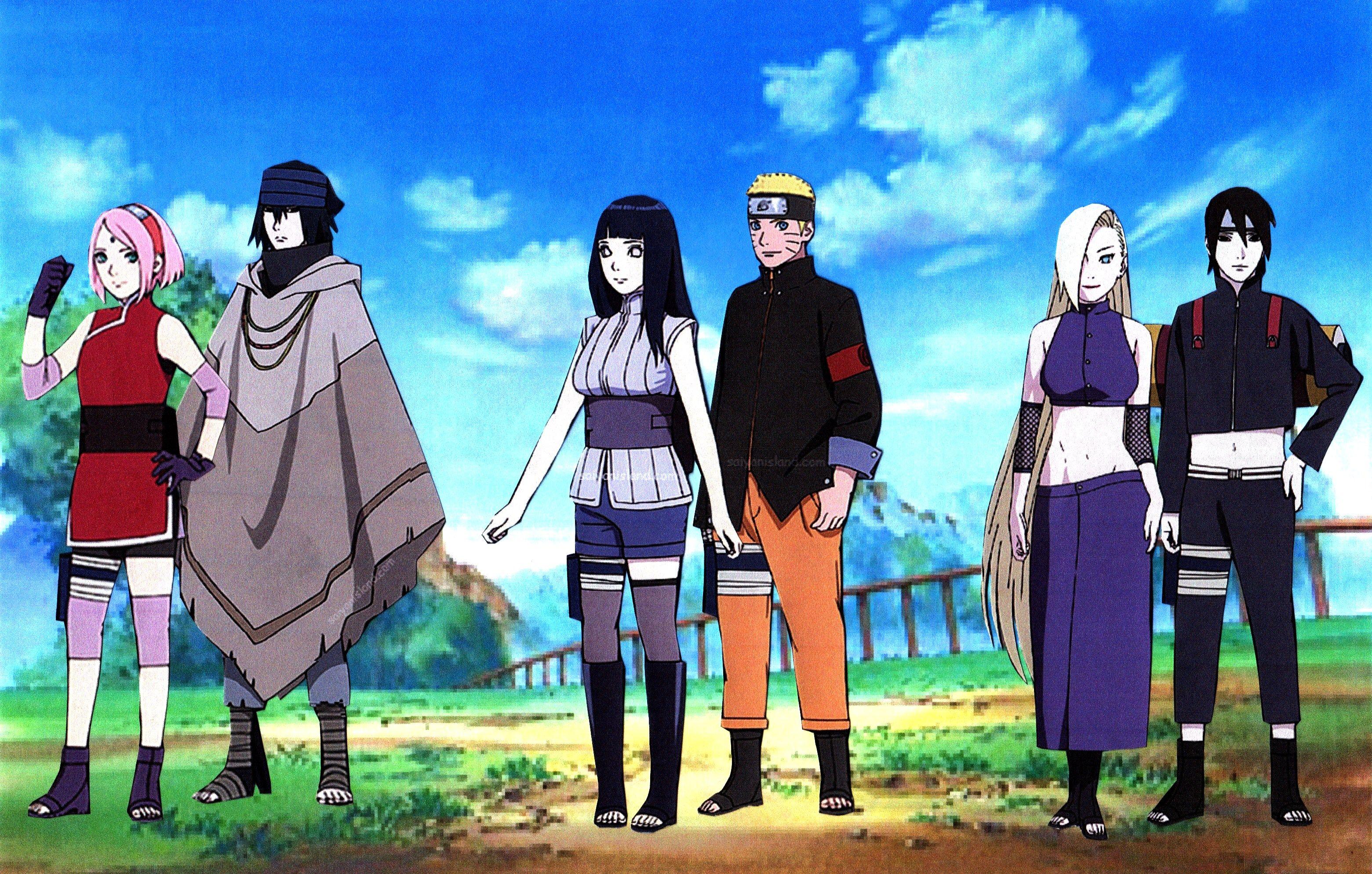 3121x1988 Naruto Family Wallpaper