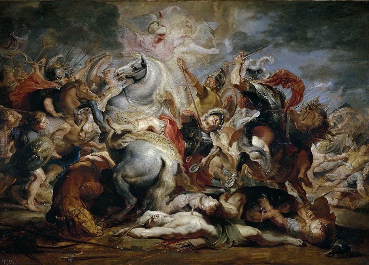 1280x922 Wallpaper Pieter Paul Rubens Horses History of Decius Musa