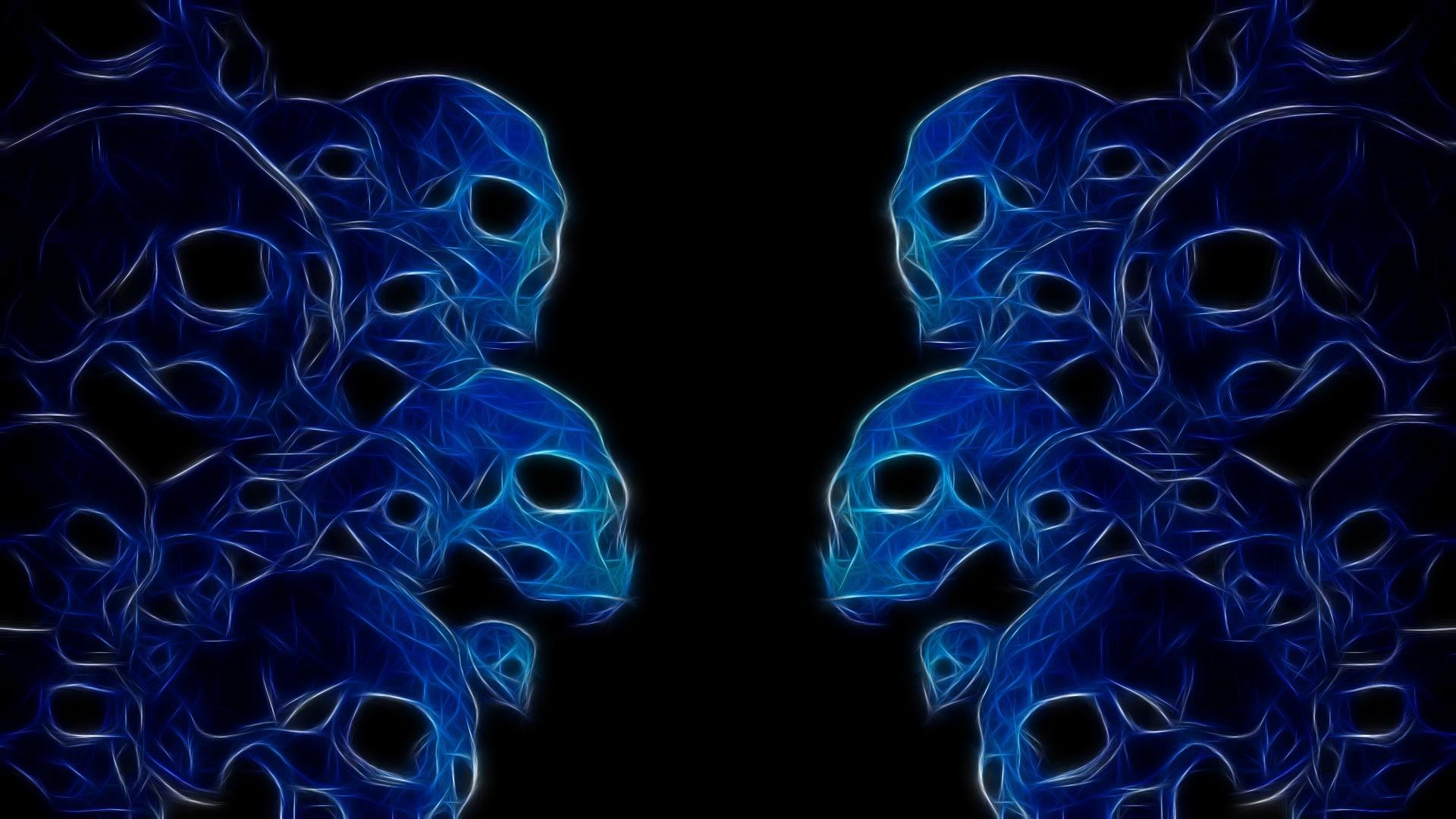 Blue Skull Wallpapers - Top Free Blue Skull Backgrounds - WallpaperAccess