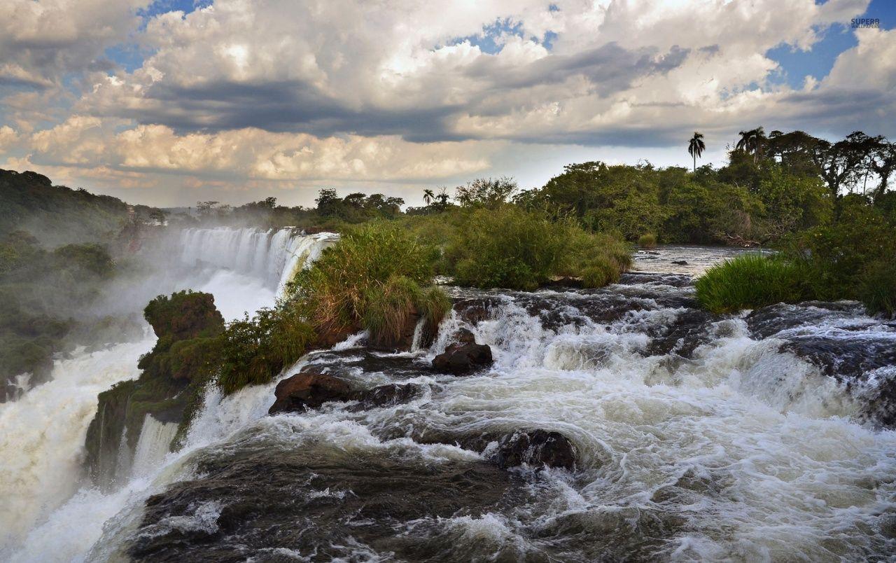 1280x804 Iguaza Falls South America wallpaper. Iguaza Falls South