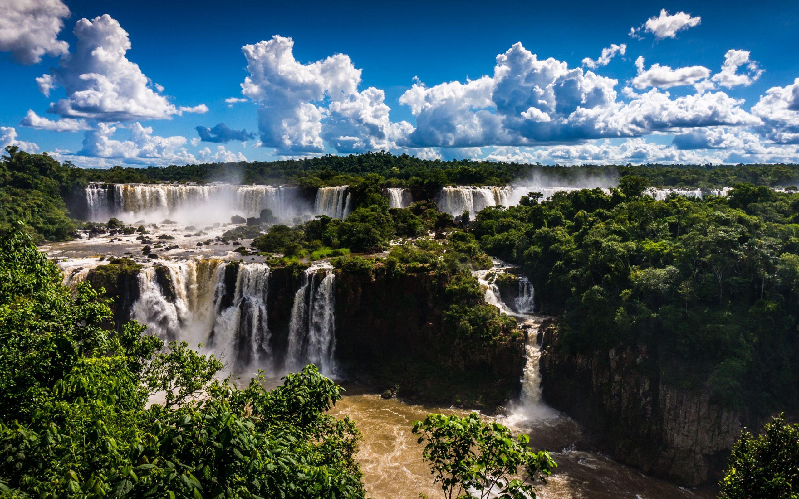 2560x1600 Tải xuống hình nền: Phía Brazil của Thác Iguazu 2560x1600
