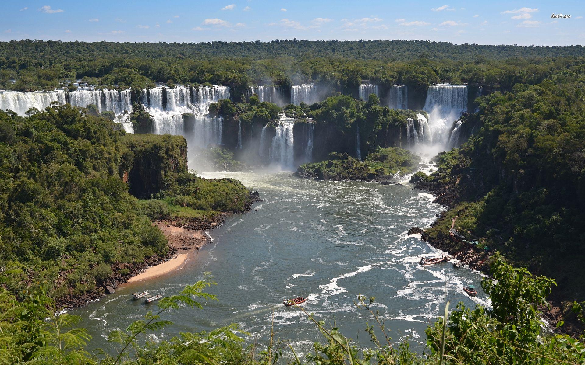 1920x1200 Iguazu Falls hình nền - Hình nền thiên nhiên
