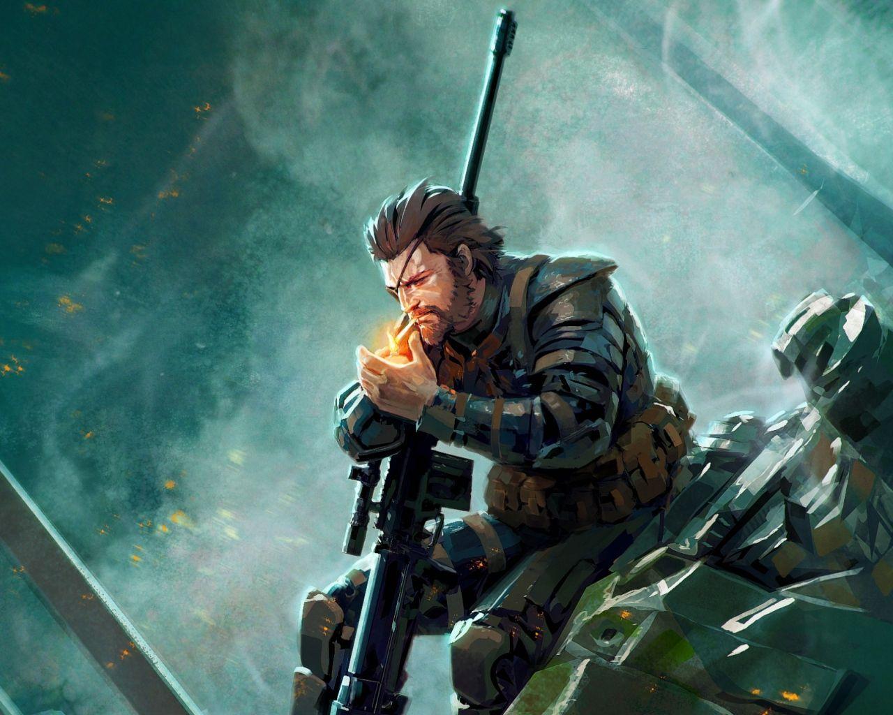 1280x1024 Wallpaper hideo kozhim, metal gear solid v, tae