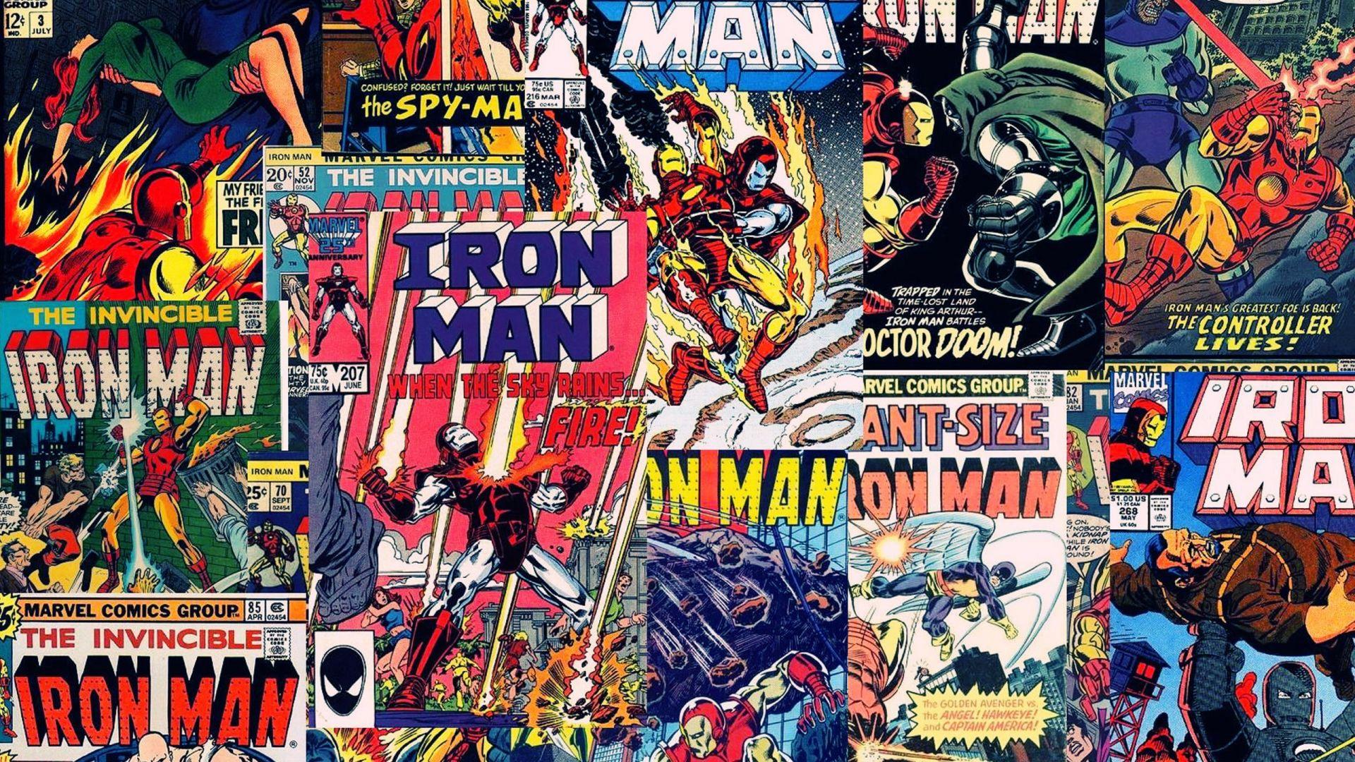 1920x1080 Wallpaper Collage Marvel Comics