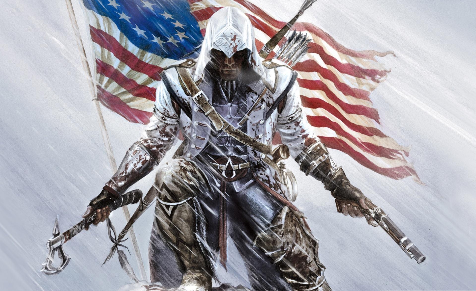 1920x1175 American Flag on The ice Wallpaper, American Flag on The ice