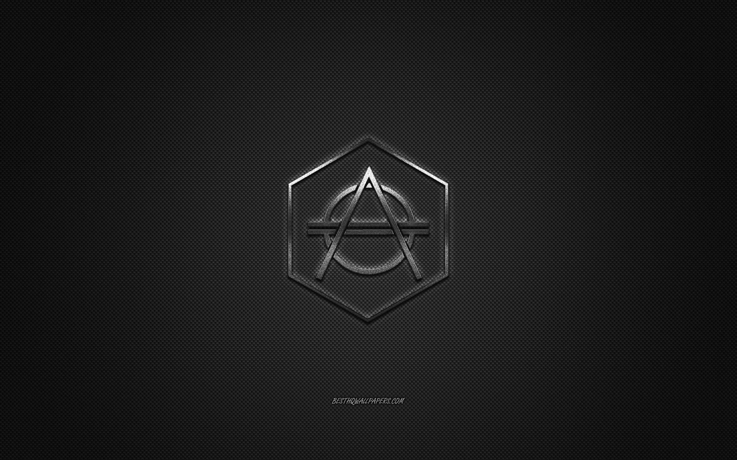 2560x1600 Download wallpaper Don Diablo logo, silver shiny logo, Don