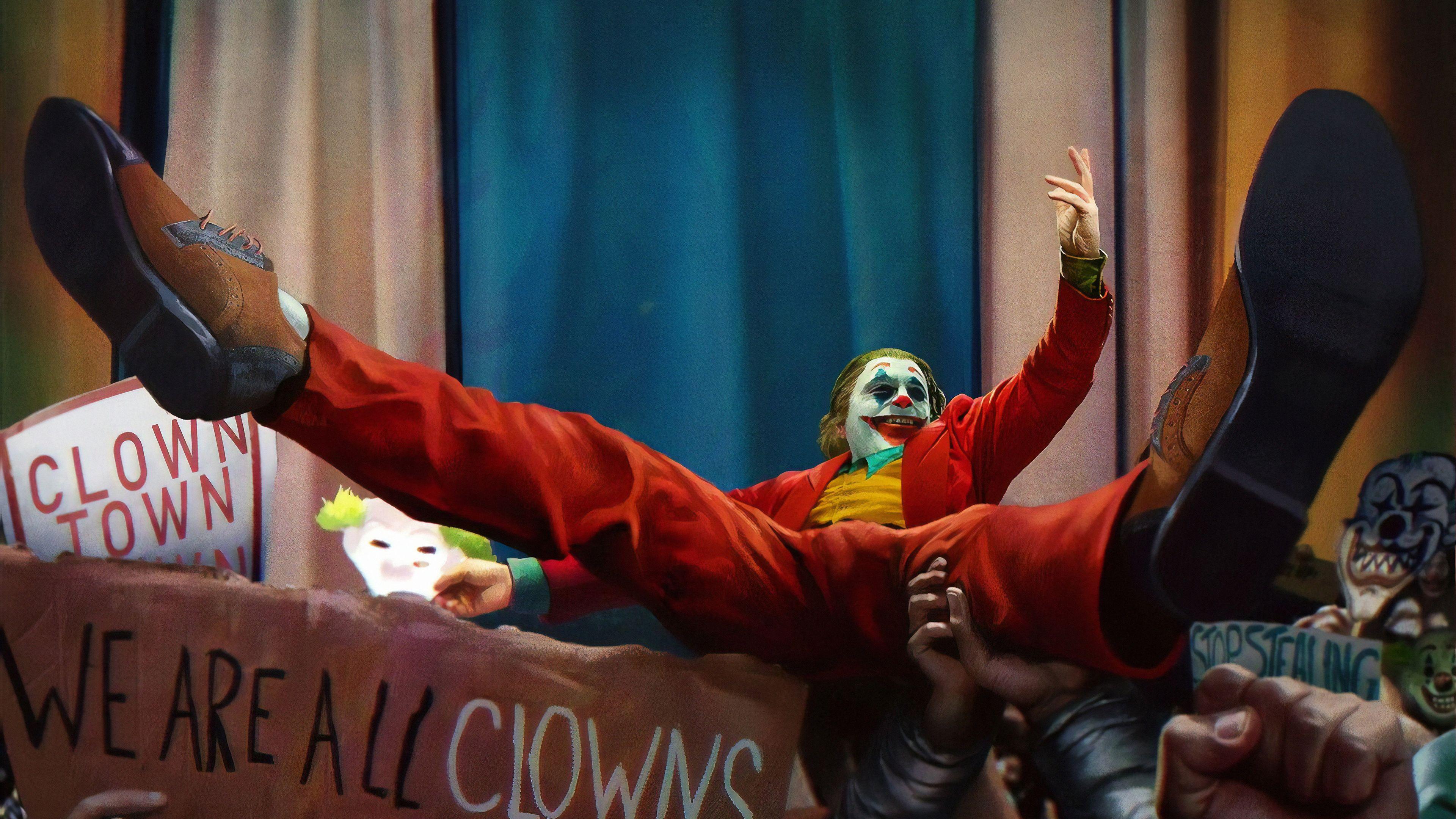 3840x2160 4k Joker Clowns, HD Superheroes, 4k Wallpaper, Image