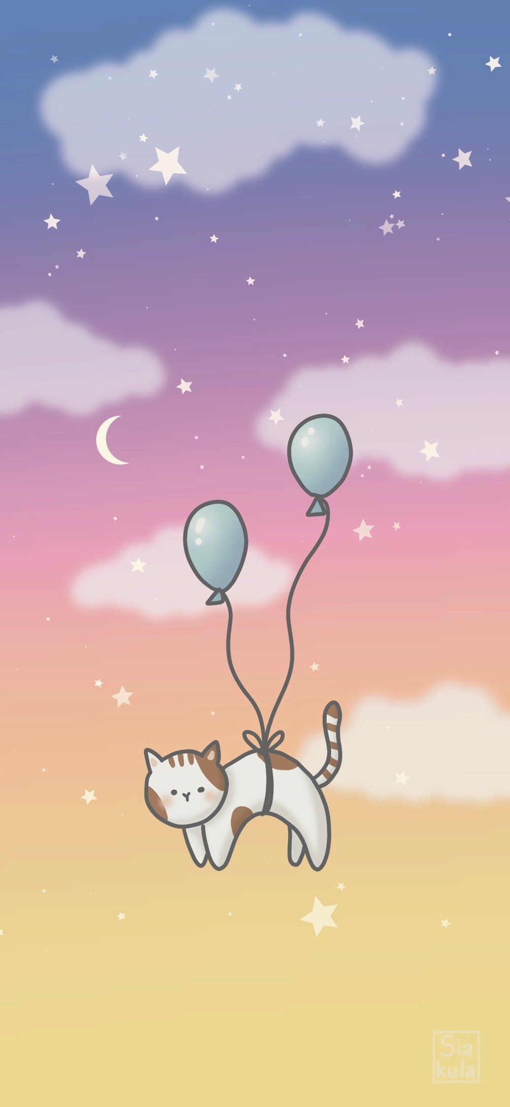 1005x2179 Cute cat iPhone wallpaper