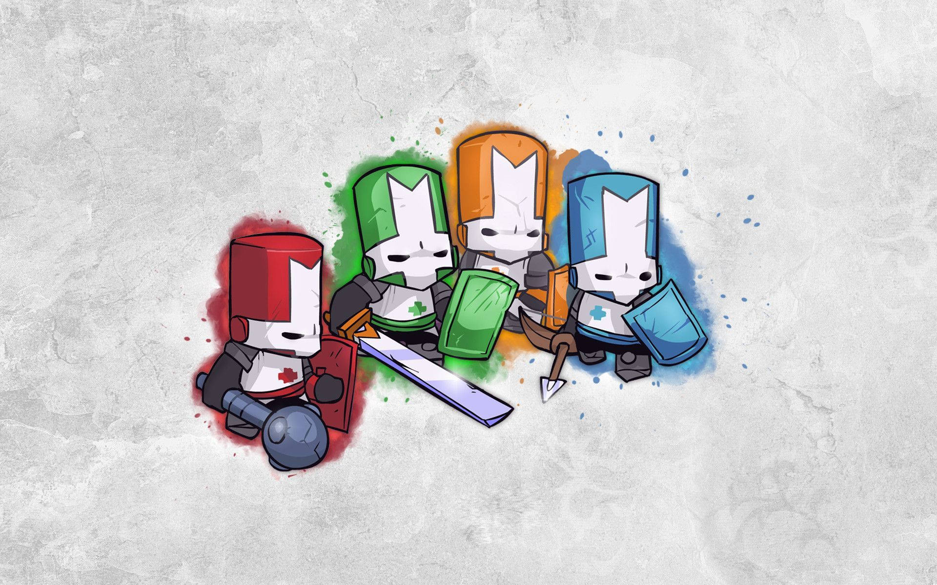1920x1200 Castle Crashers Four Knights In Rough