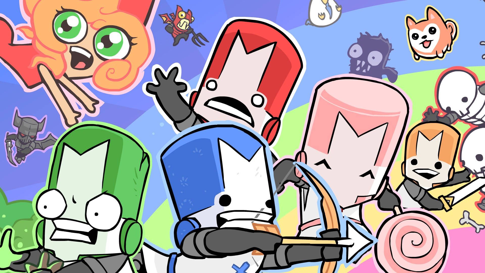 1920x1080 Castle Crashers Characters Pastel