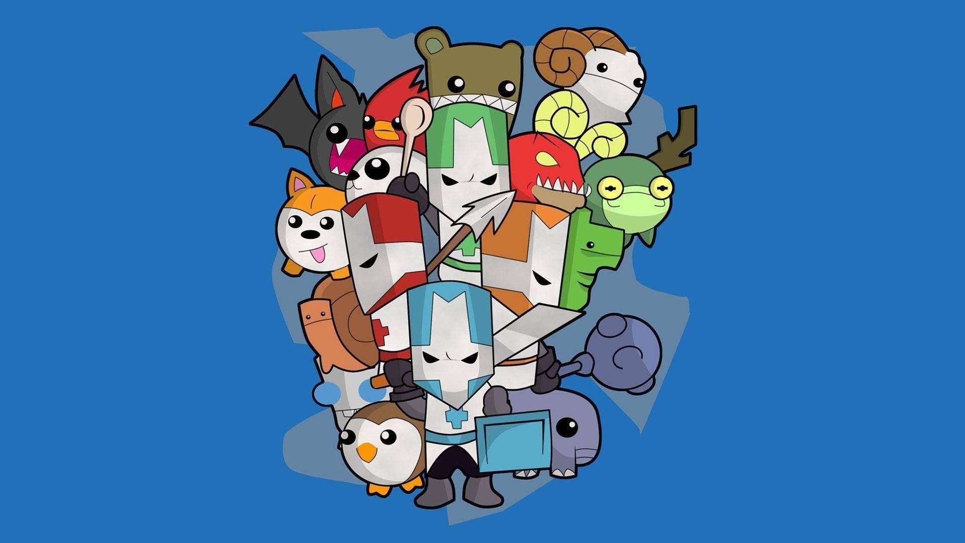 1920x1080 Castle Crashers Knights Animal Orbs