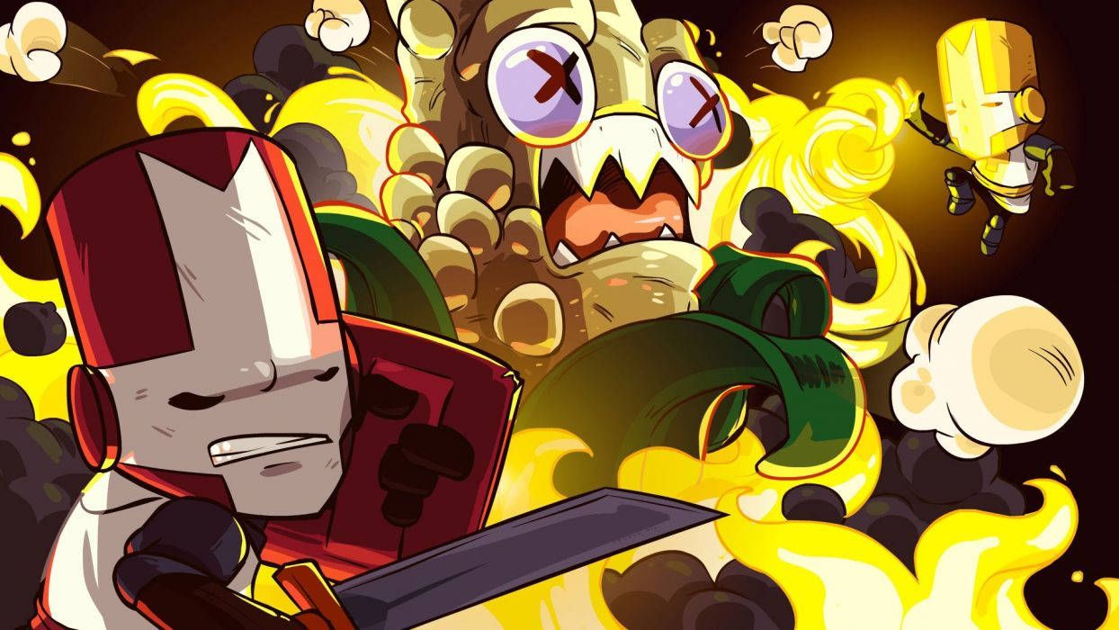 1244x700 Castle Crashers Red Knight Orange