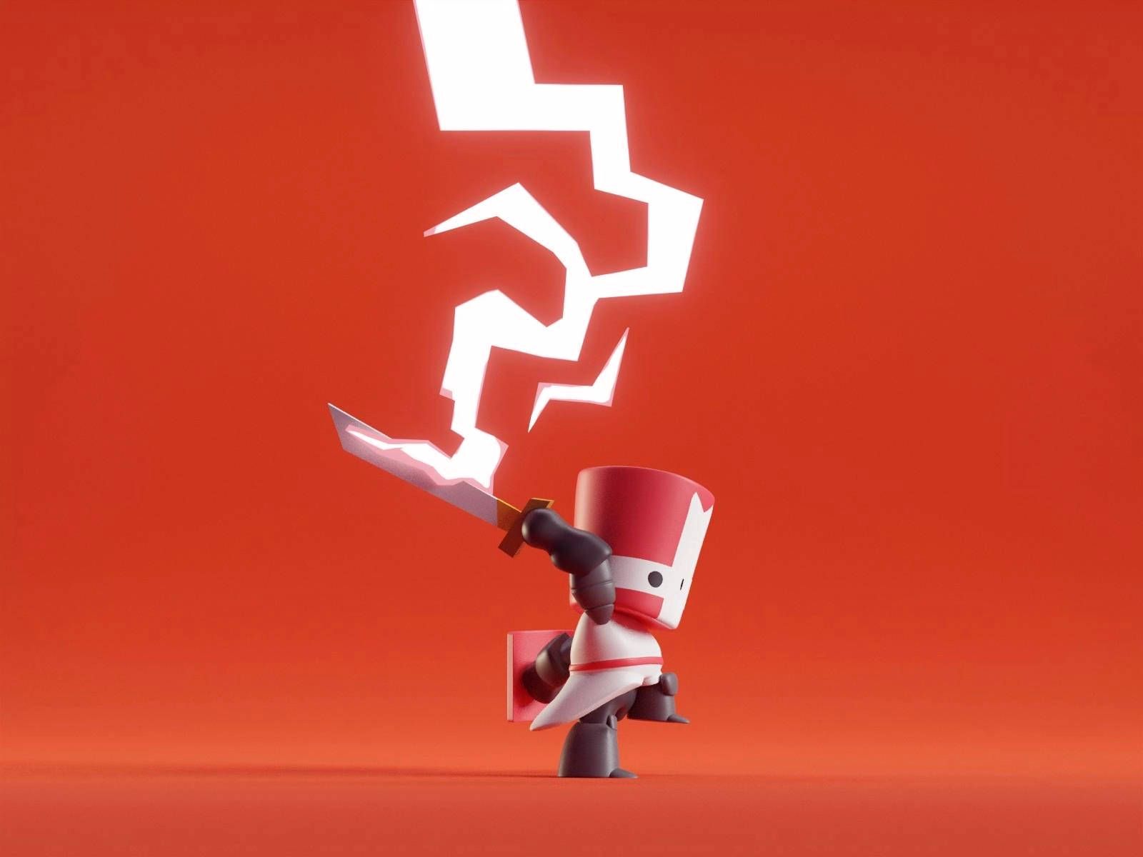 1600x1200 Castle Crashers Red Knight Wallpaper