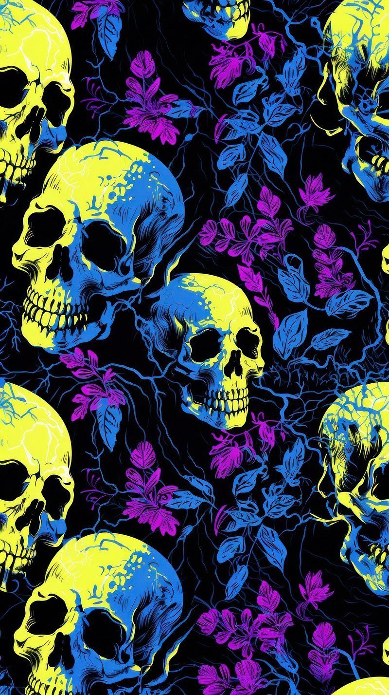 800x1427 iPhone Wallpaper Skull Image. Free
