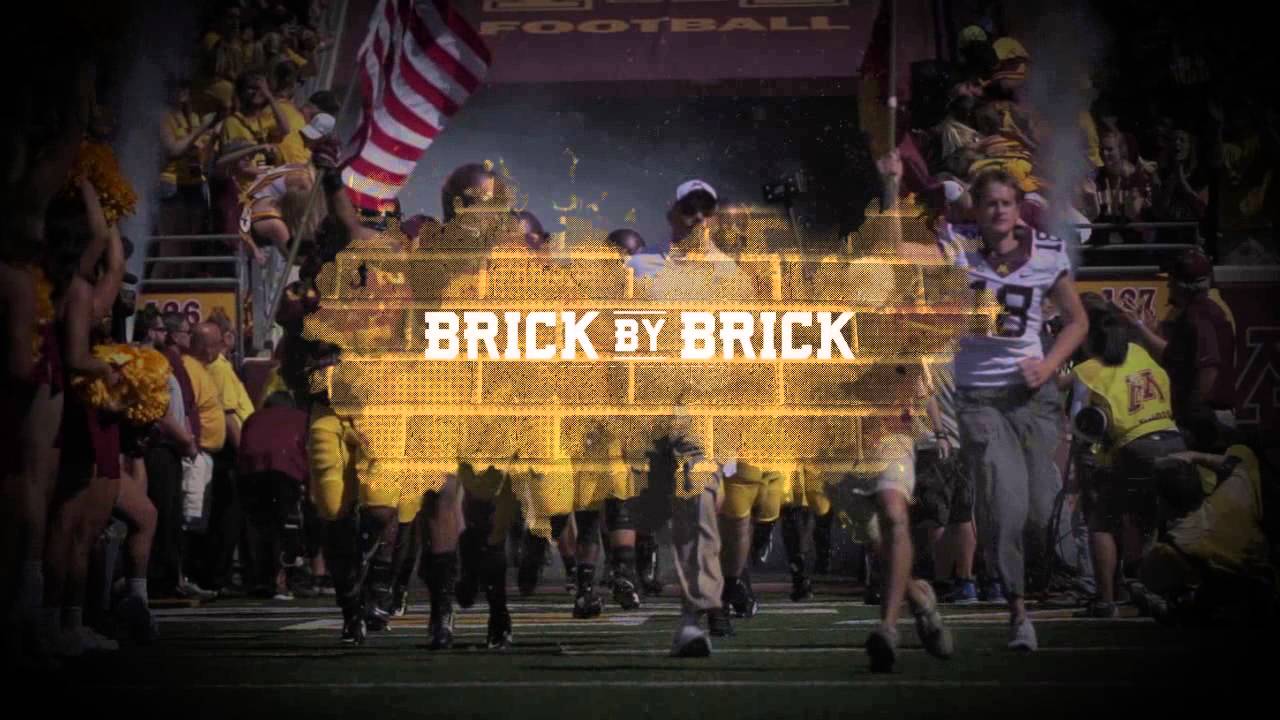 1280x720 Brick By Brick: Gopher Football 2015 Series Returns Aug. 27