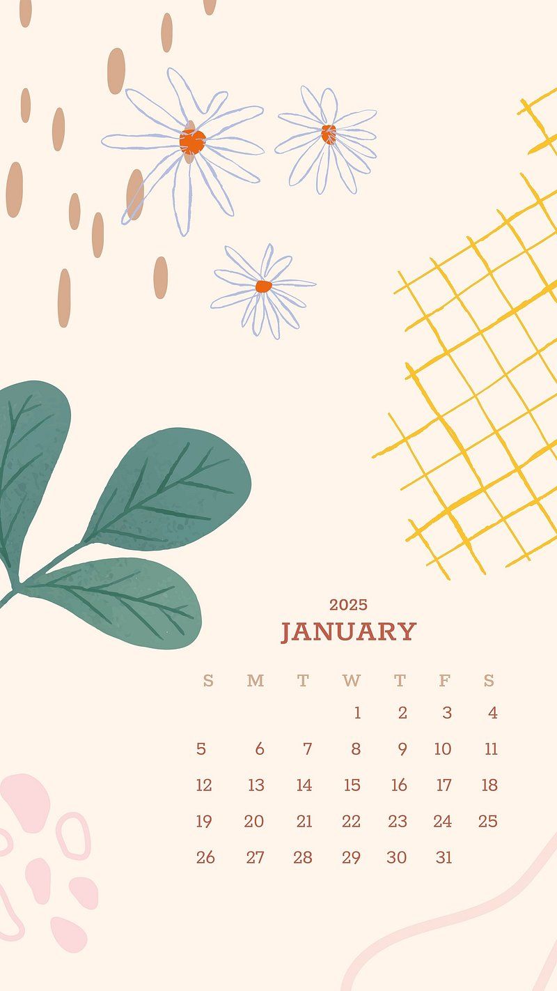 800x1422 January 2022 Calendar Wallpaper Image