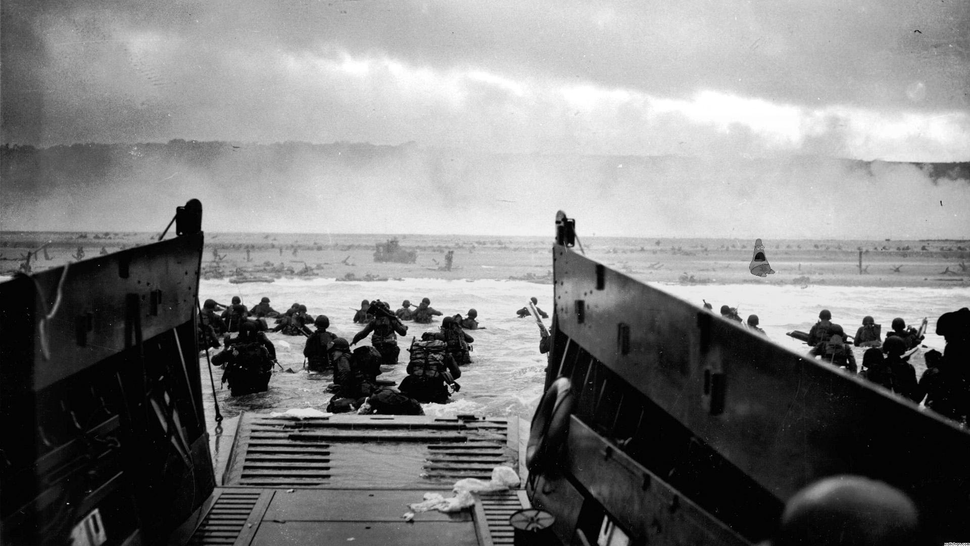 1920x1080 Omaha beach with a little edit. 1920x1080 resolution. X