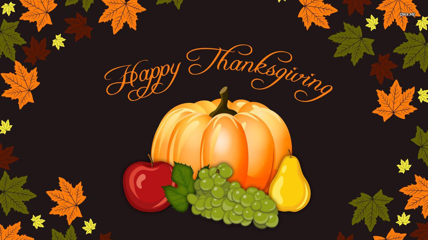1366x768 1366 x 768 Thanksgiving Wallpaper