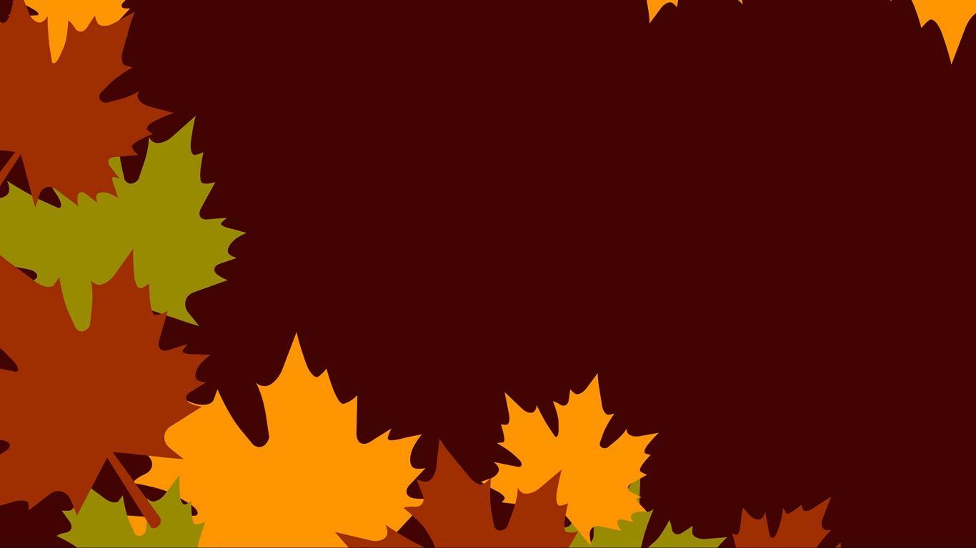 1366x768 Download wallpaper 1366x768 maple, leaves, autumn, art