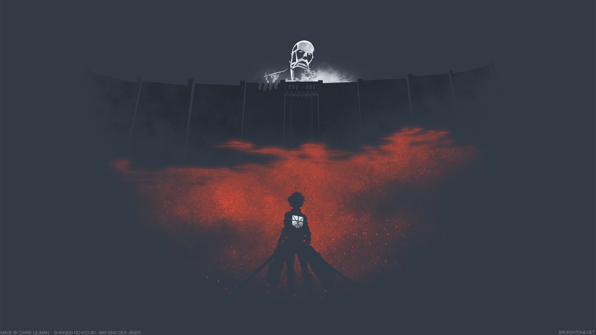 1920x1080 Minimalistic Anime Phone Wallpaper
