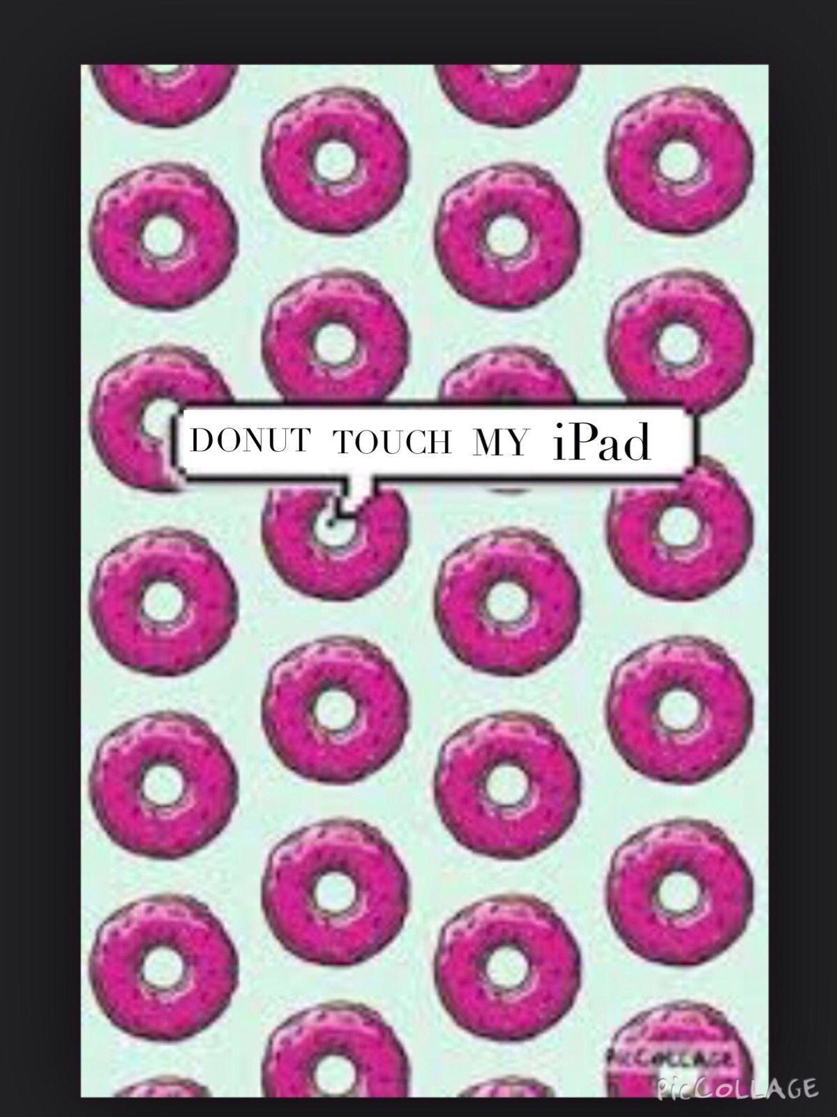 Download Dont Touch My iPad On Pink Grids Wallpaper  Wallpaperscom
