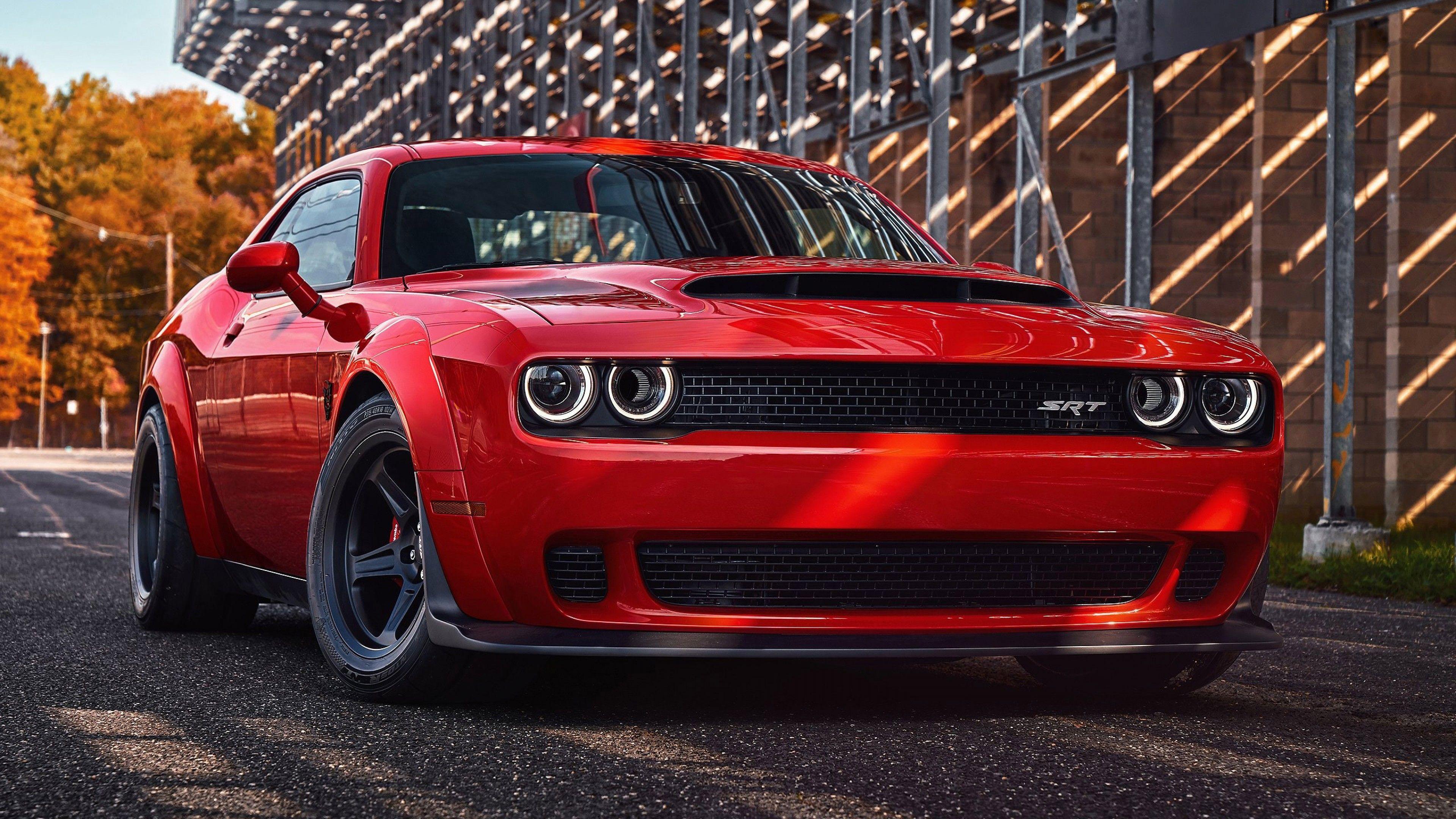 3840x2160 Dodge Demon Challenger Srt Car Wallpaper for Desktop and Mobiles