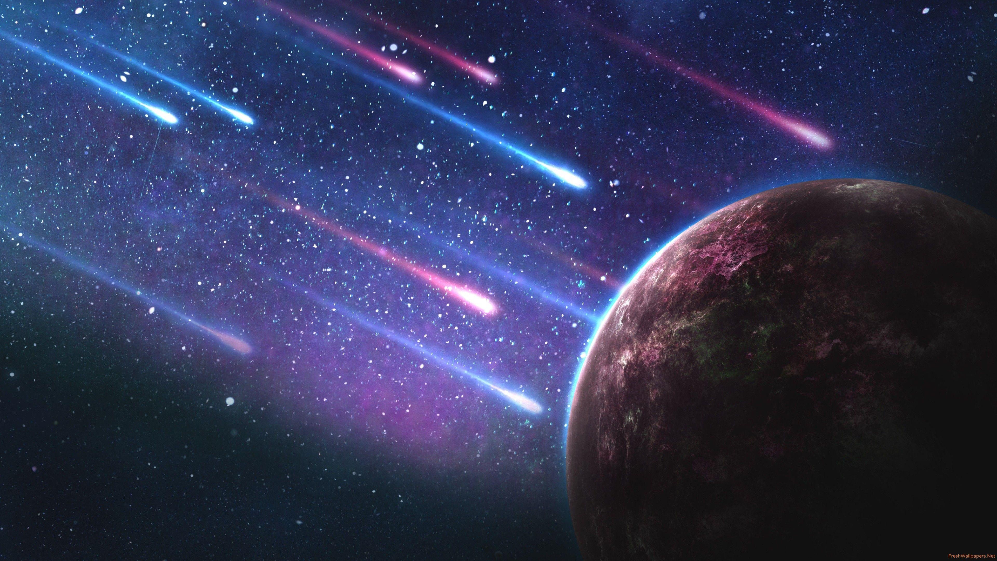 3840x2160 Space Meteorites 4K wallpaper