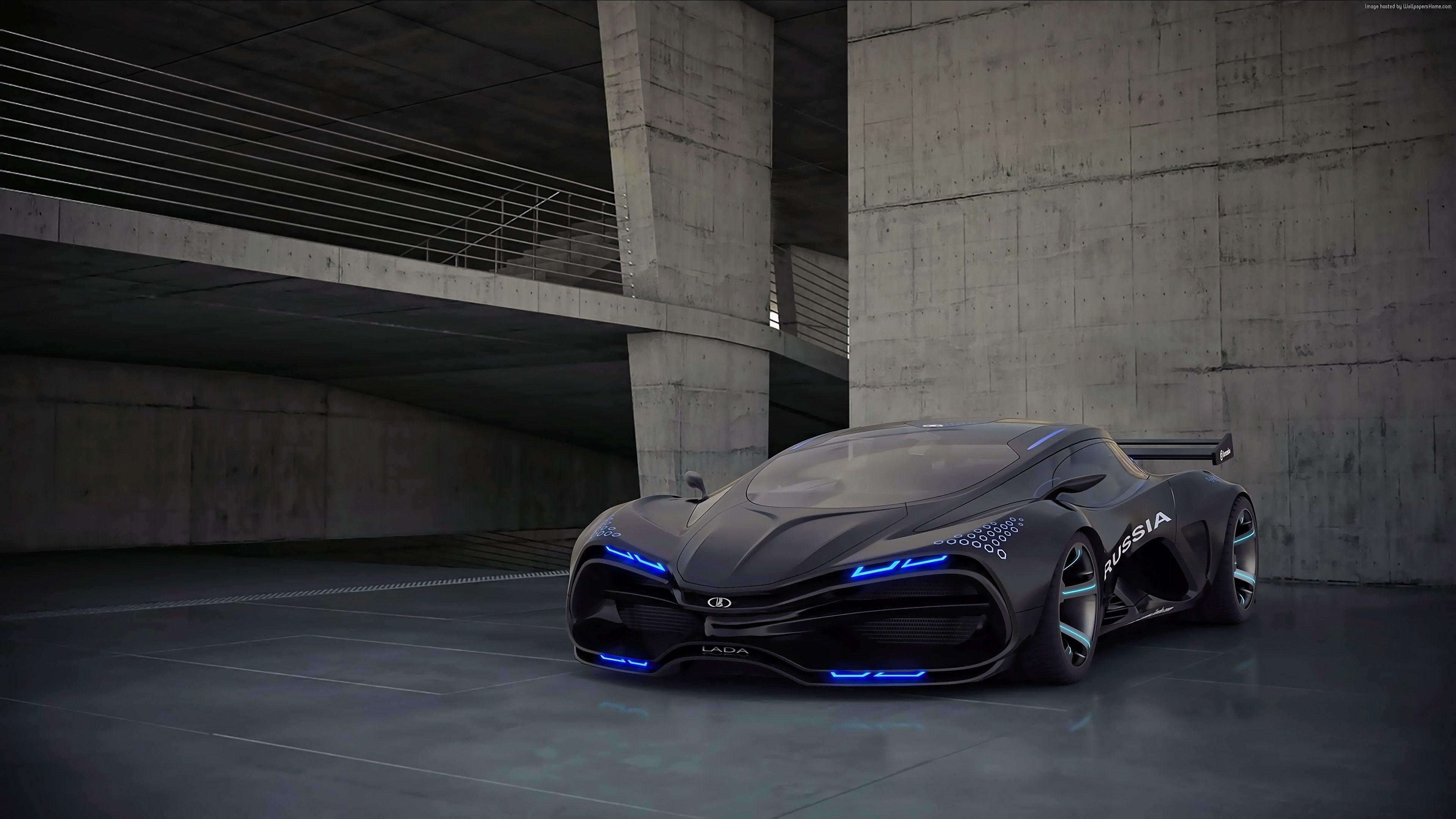 3840x2160 3840x2160 lada raven car superauto ruso sports car