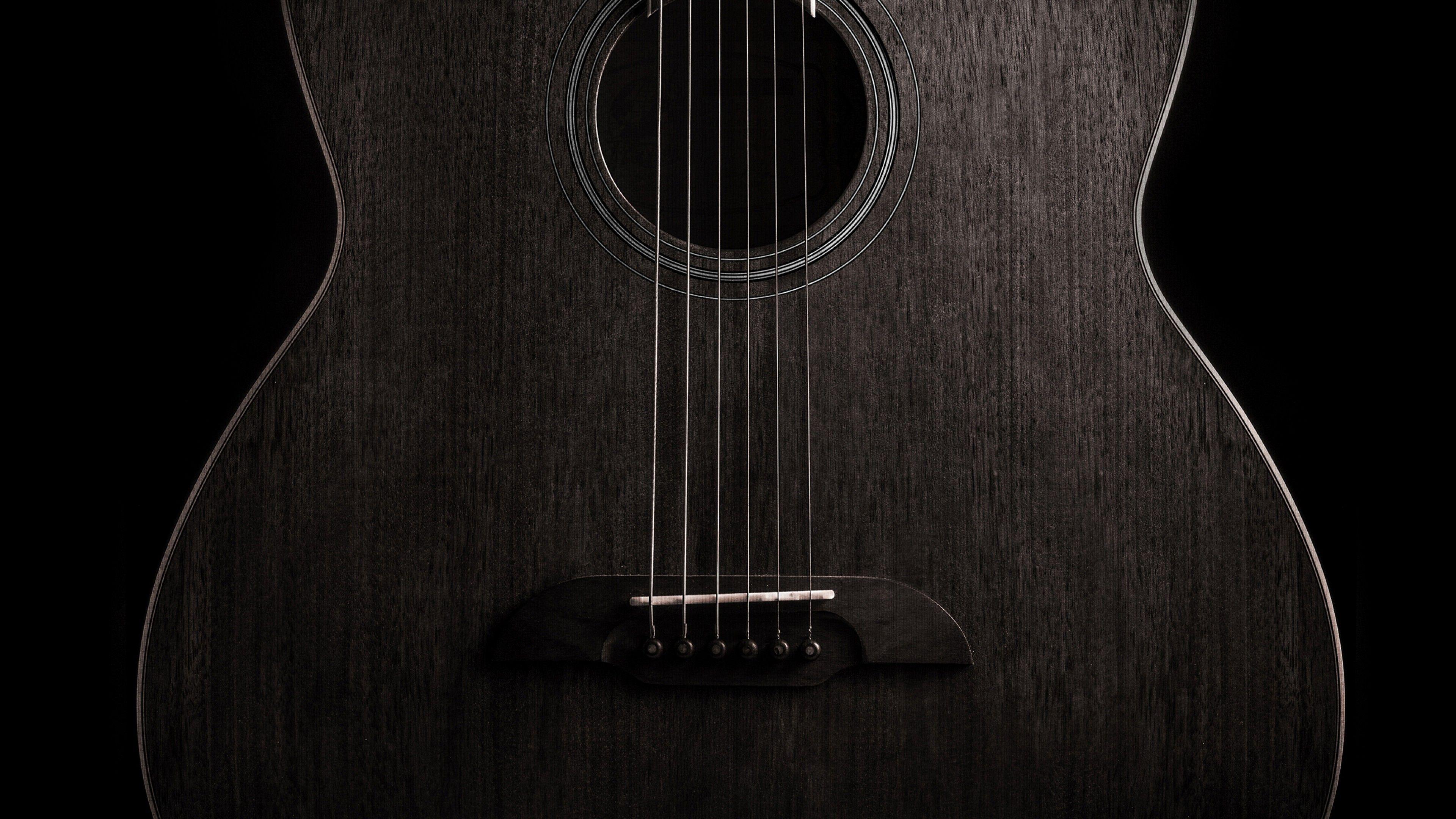 3840x2160 Huawei Dark Guitar 4K Wallpaper