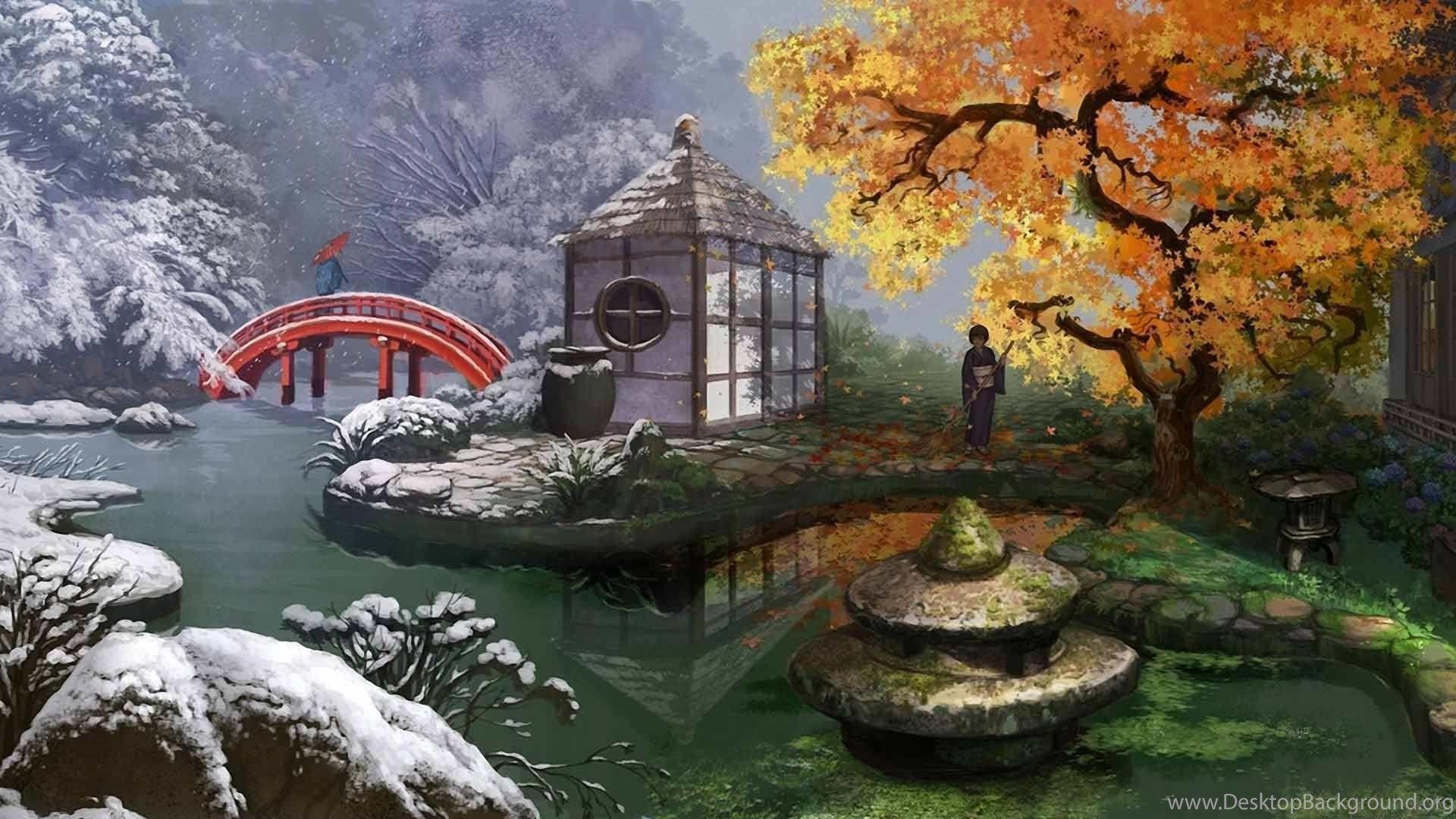 Japanese Artwork 1920X1080 Wallpapers Top Free