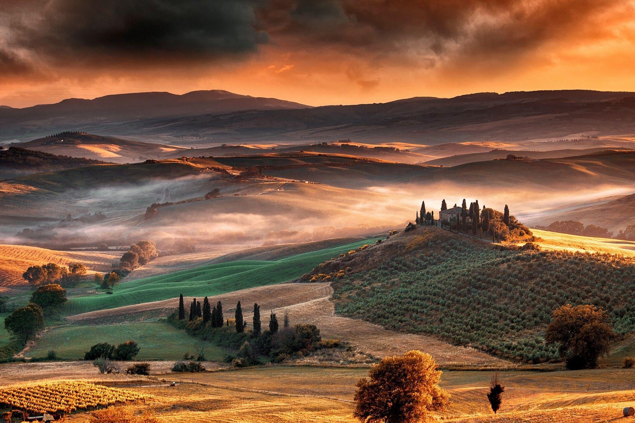 Tuscany Italy Wallpapers Top Free Tuscany Italy Backgrounds Wallpaperaccess