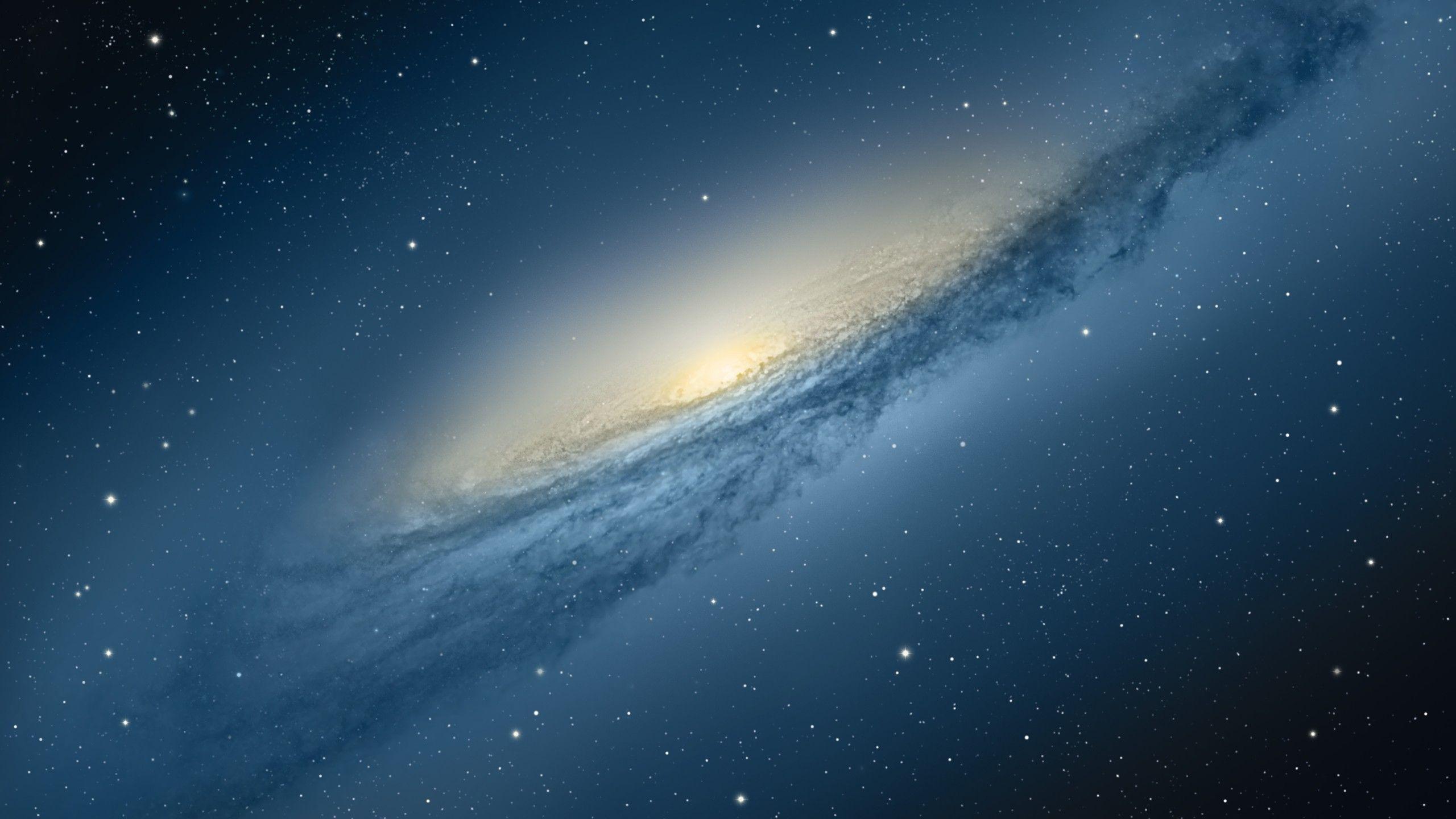 2560x1440 Wallpaper Galaxy, Spiral, Milky way, Mac OS X, HD, 5K, Space
