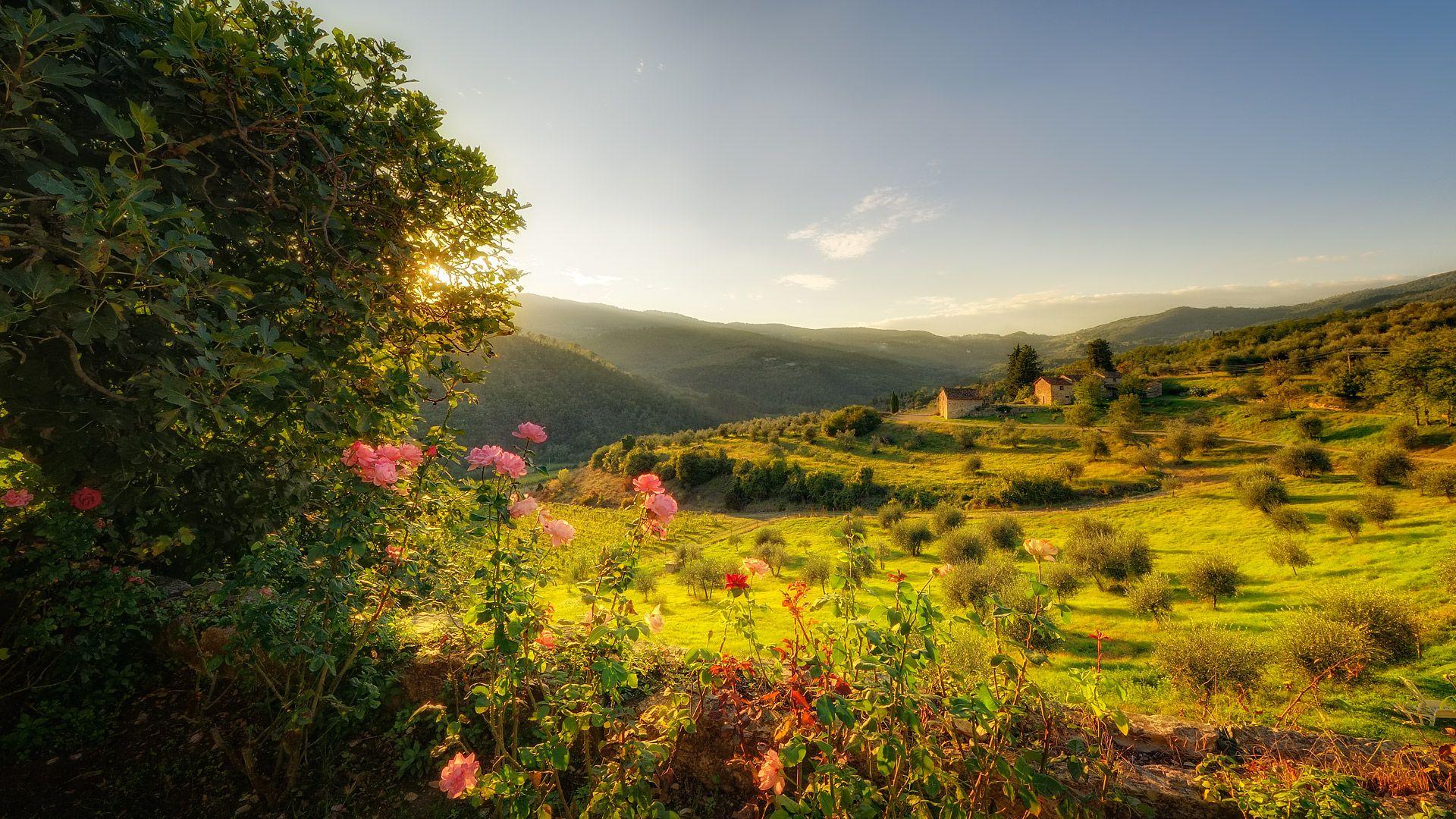 1920x1080 Free Tuscany Wallpaper