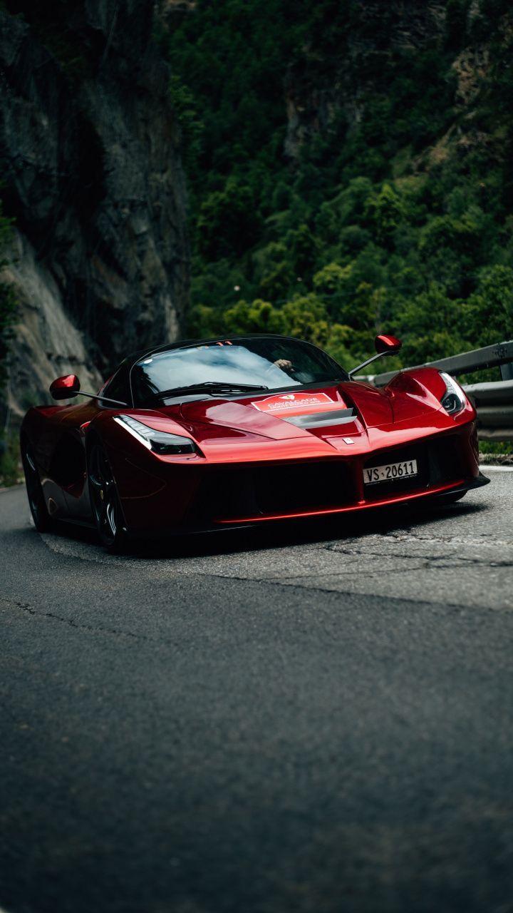 720x1280 Ferrari LaFerrari Aperta, red, sports car, 720x1280
