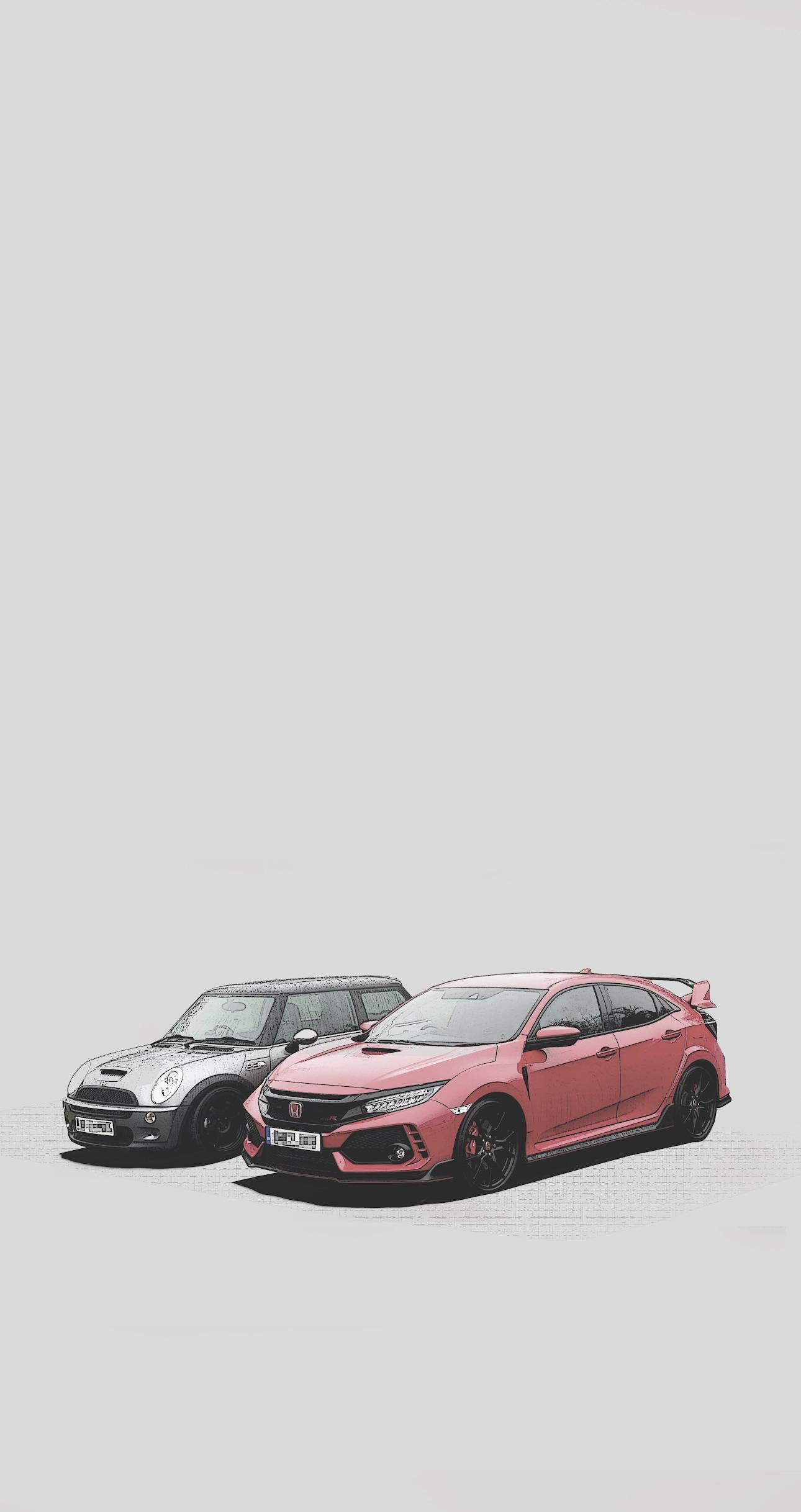 1290x2436 I created a minimalist phone wallpaper from my earlier photo