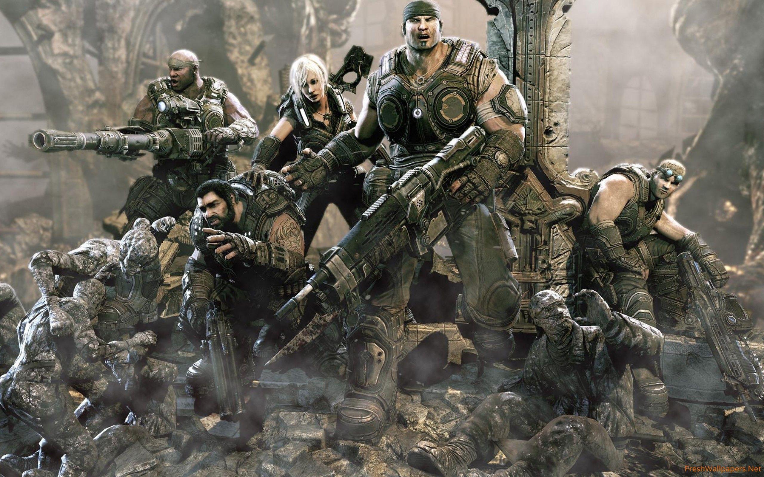 2560x1600 Gears of War 2 wallpaper