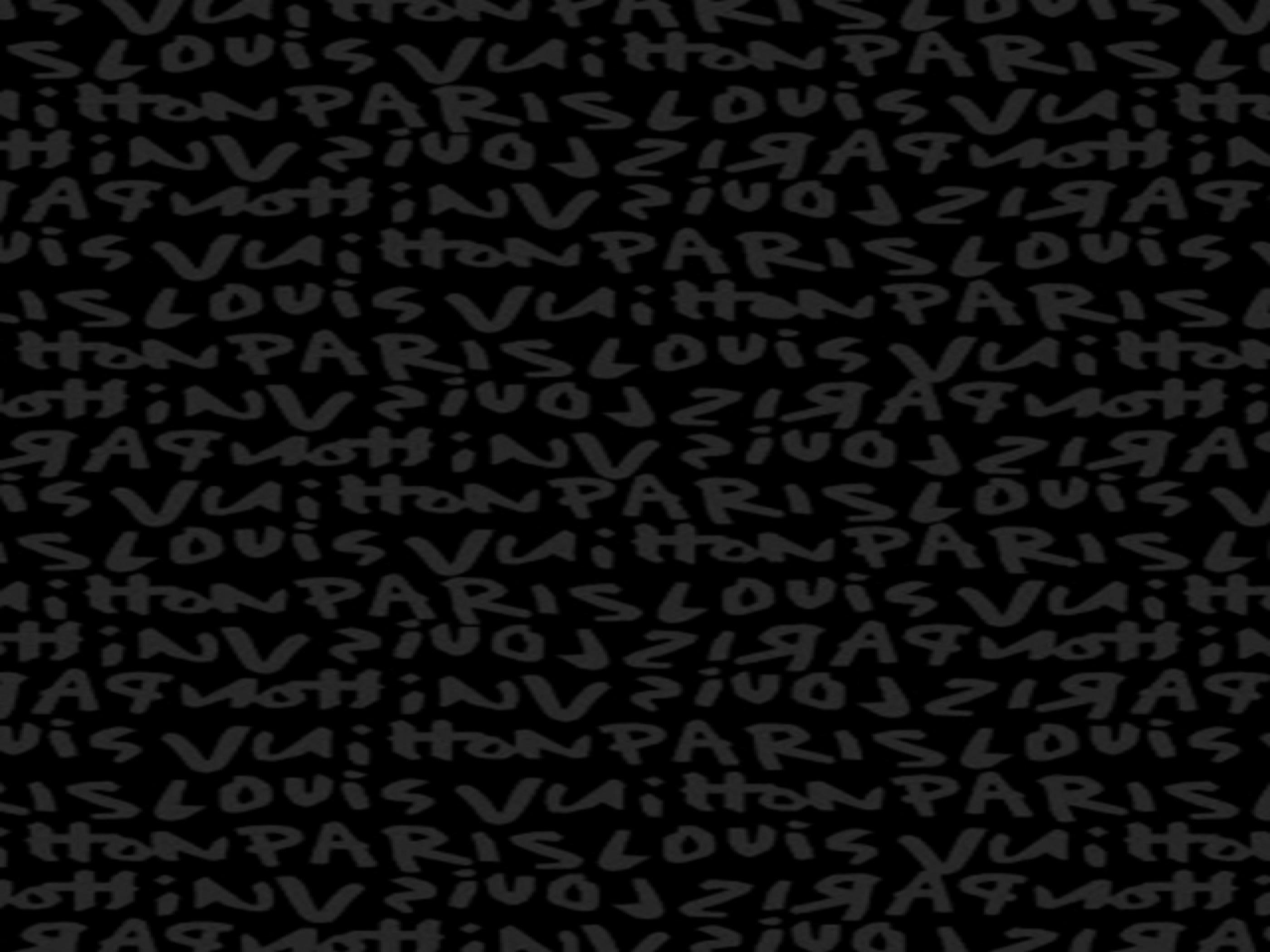 black louis vuitton wallpaper 4k