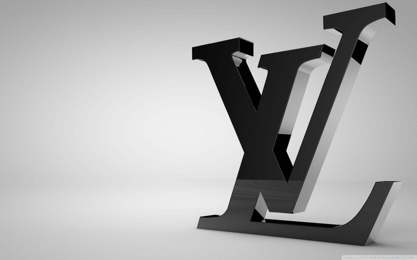 1680x1050 Louis Vuitton Shiny Black Logo Ultra HD Desktop Background Wallpaper for 4K UHD TV : Widescreen & UltraWide Desktop & Laptop : Tablet