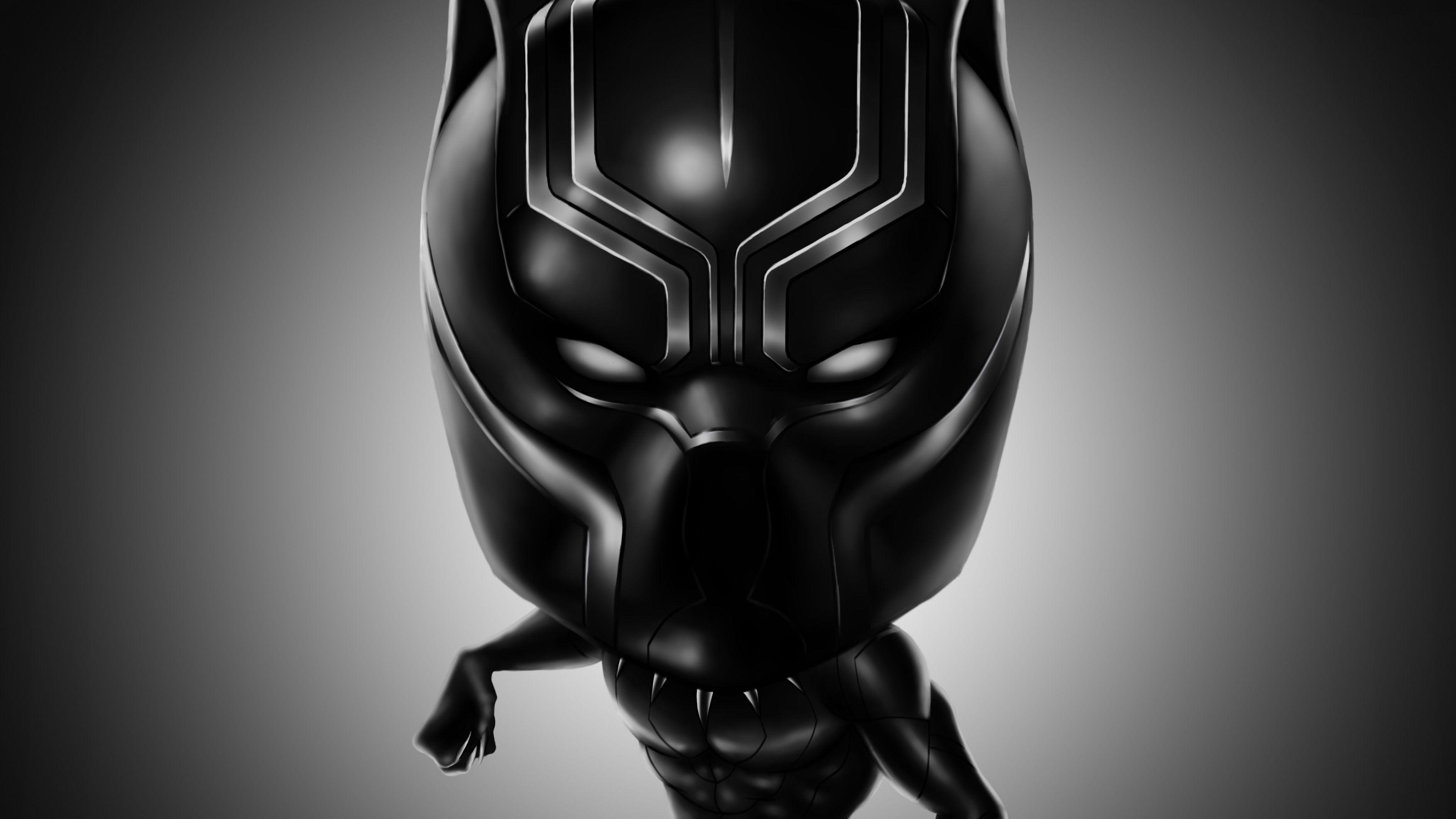 3508x1973 Black Panther 4k Digital Art, HD Superheroes, 4k Wallpaper
