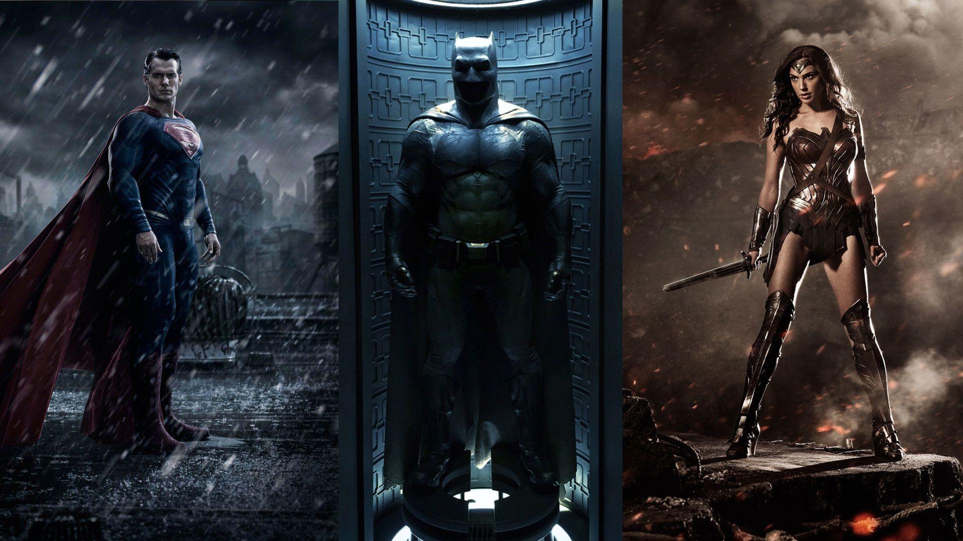 1920x1080 Superman and Batman Wallpaper