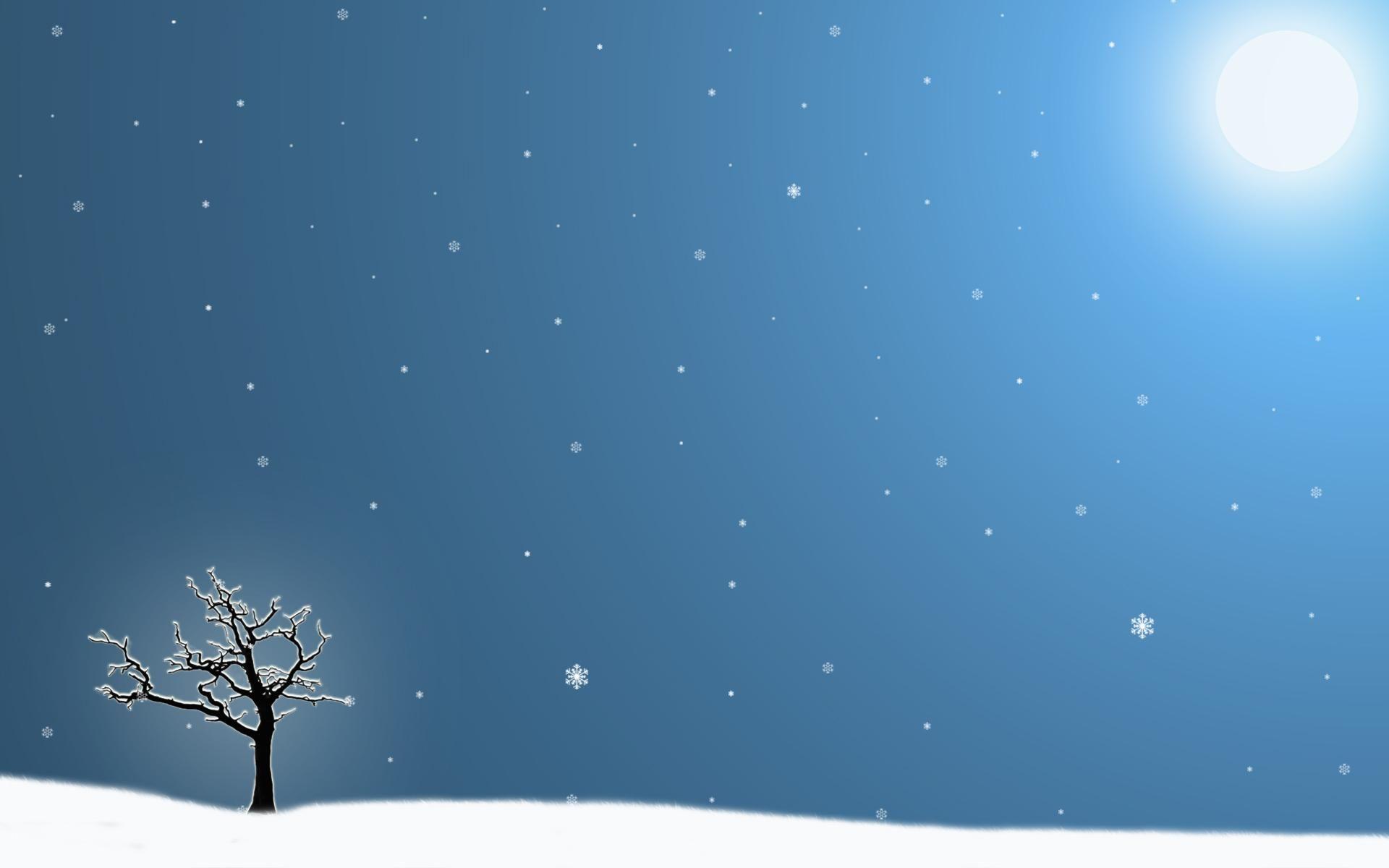 1920x1200 Free Winter Sun Wallpaper