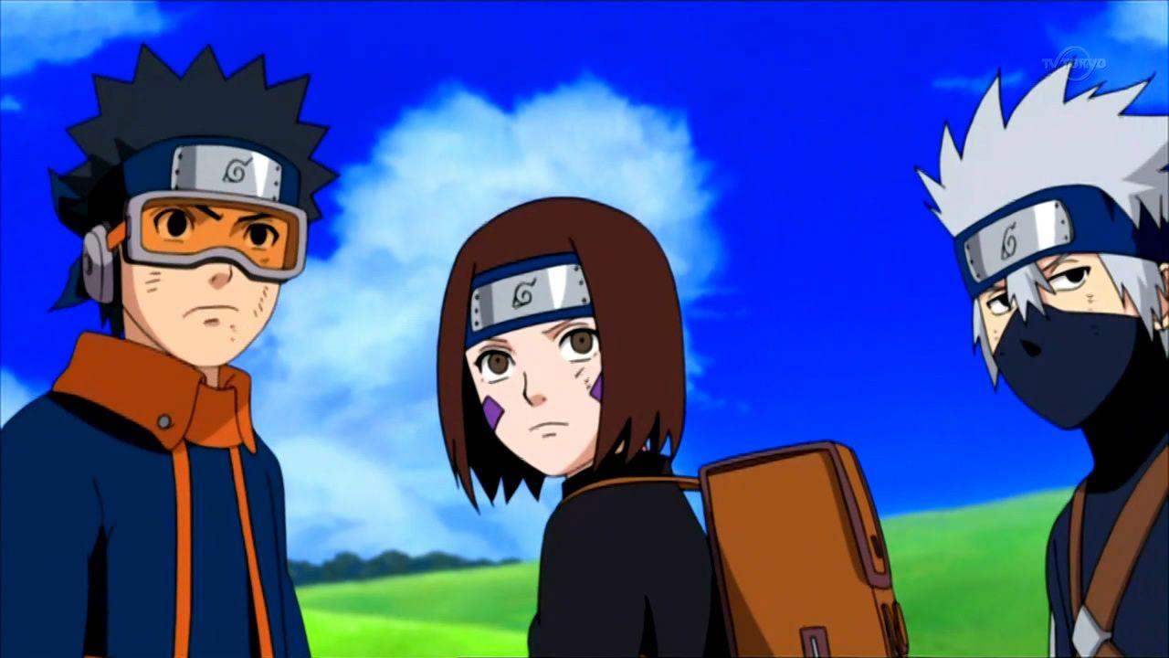 1280x720 Obito Rin Kakashi