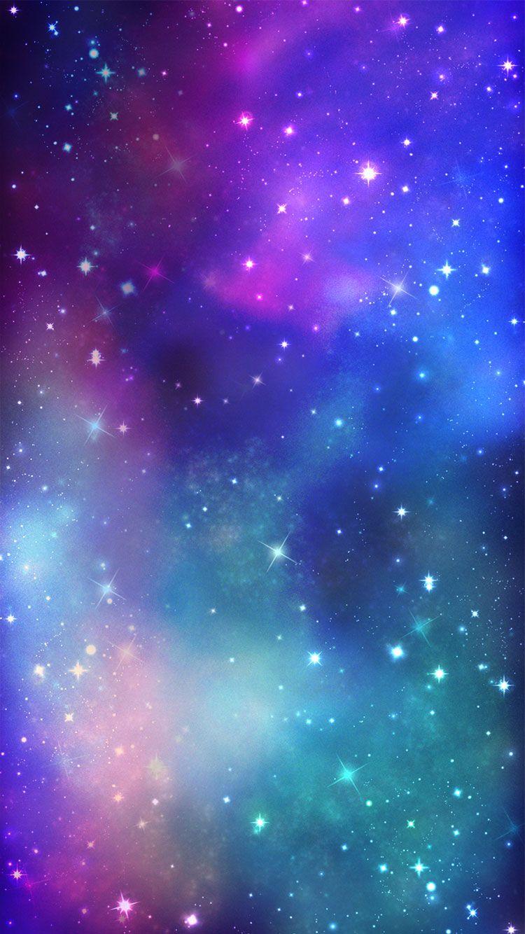 750x1334 iPhone Night Stars Light Wallpaper Live Wallpaper HD