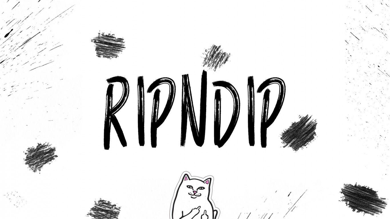 1366x768 Ripndip Wallpaper Logo